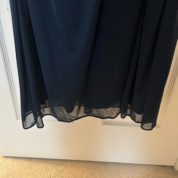 Azazie bridesmaid dress- dark navy color - Picture 6 of 13